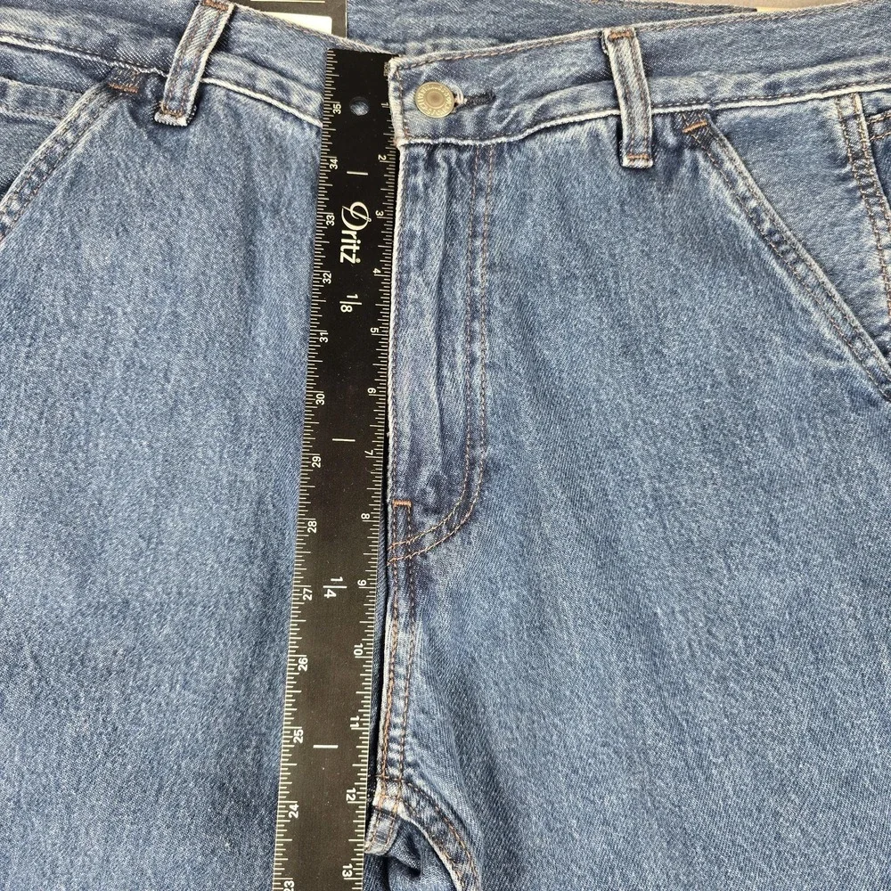 Levis Premium 568‎ Jeans Mens 30x30 Blue Loose Straight Cargo Denim Pants NWT